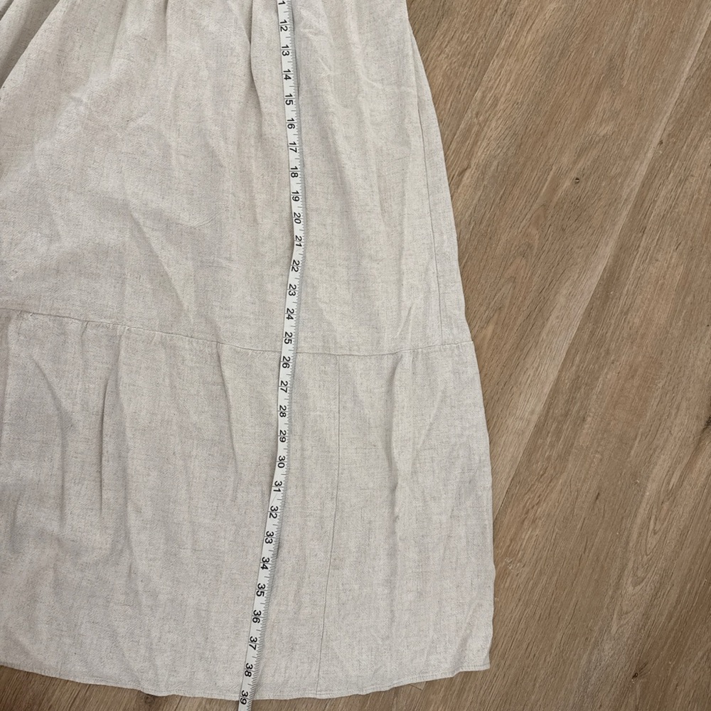 Rachel Pally Beige Spaghetti-Strap Summer Dress XS - Picture 4 of 6